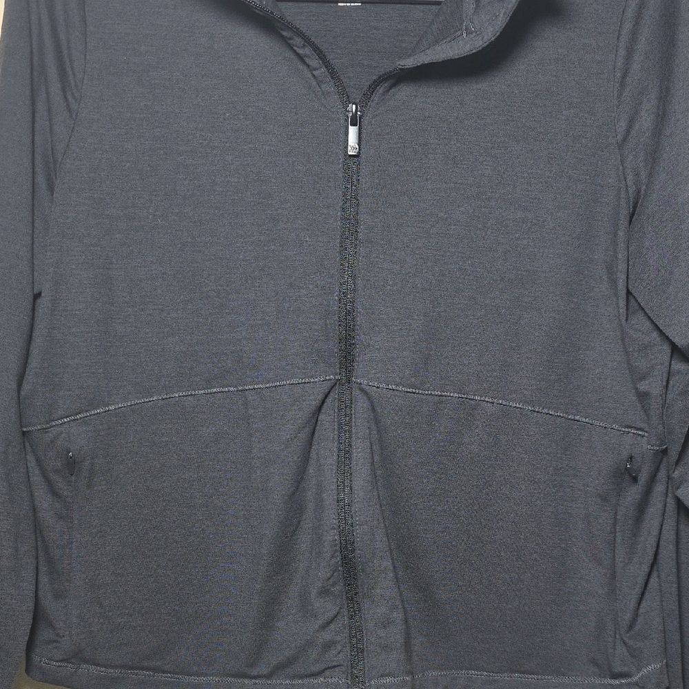 All in Motion Women's Gray Full Zip Athletic Jacket - Picture 3 of 5